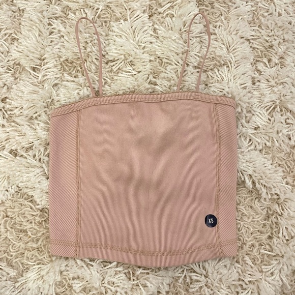 Abercrombie & Fitch Tops - NWT Abercrombie Womens Crop Tank Top Pink Mauve